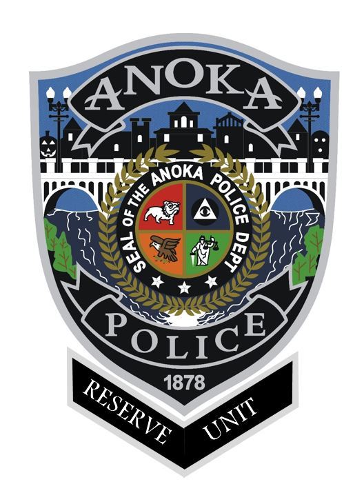Anoka Police Patch with Reserve Rocker