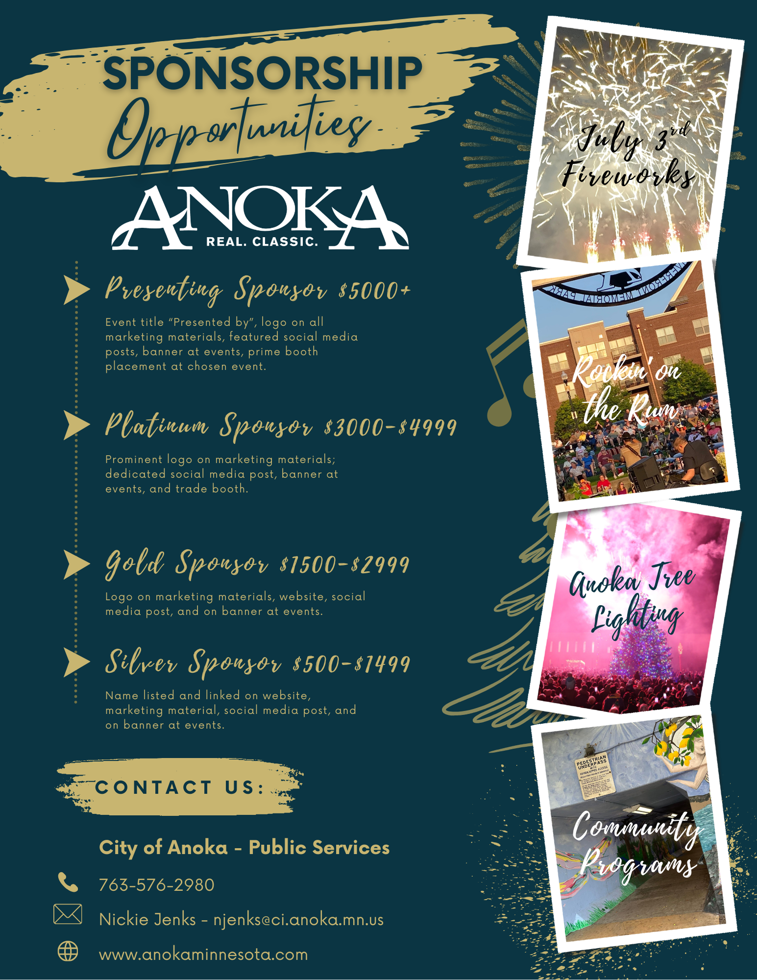 Sponsorship Opportunities 2026